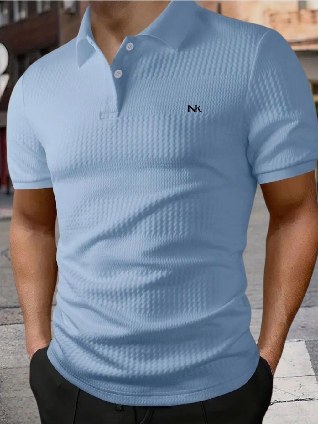 Nk Pattern Polo Shirt