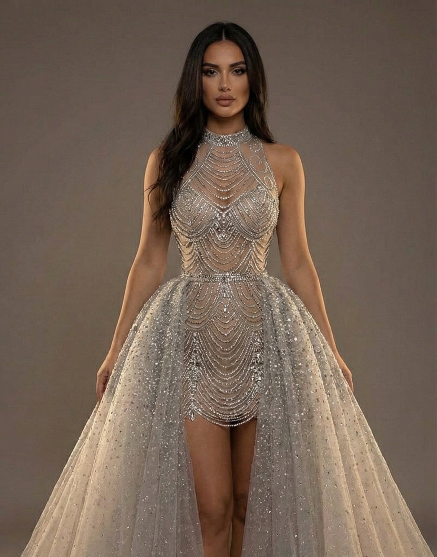 Amilli Regien Rhinestone Ball Dress