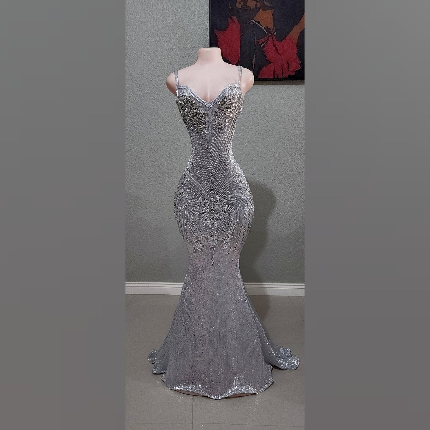 Azuri Rhinestone Mermaid Dress