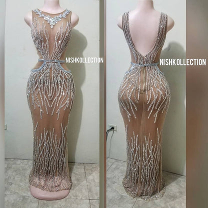 Victoria Rhinestone Dress